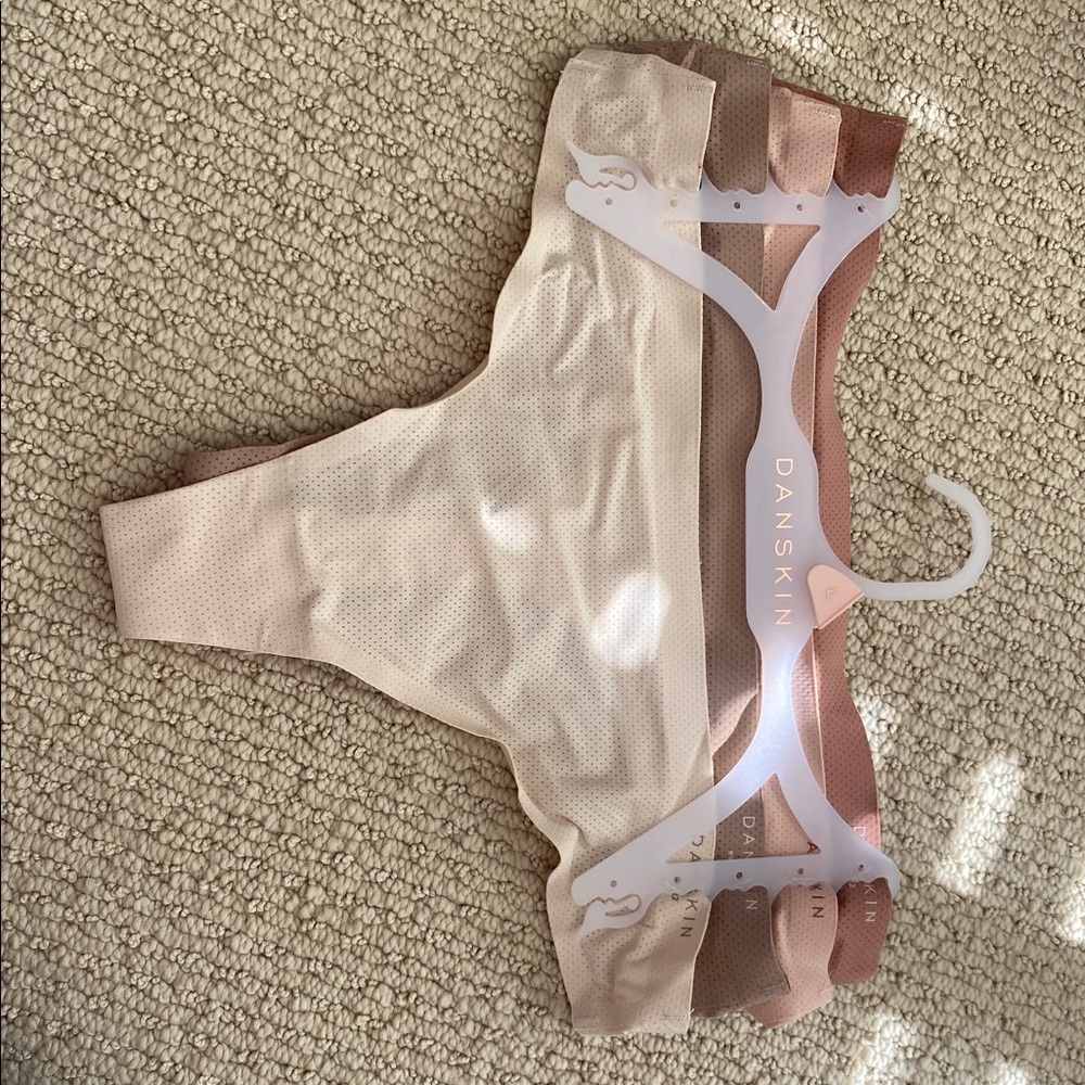 Danskin Beige and Brown Panty Set